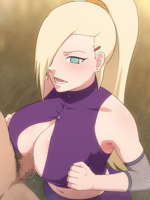 Ino Yamanaka Naruto Rule 34 GIF – Titfuck & Big Tits by Mushiro