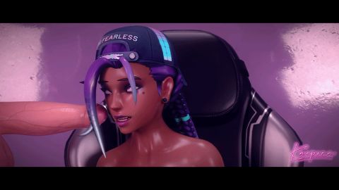 Sombra Overwatch Rule 34 GIF – Dildo by Kaepora