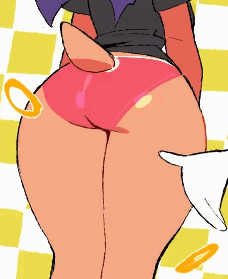 Rouge the Bat Sonic Rule 34 GIF – Thick Thighs Hentai