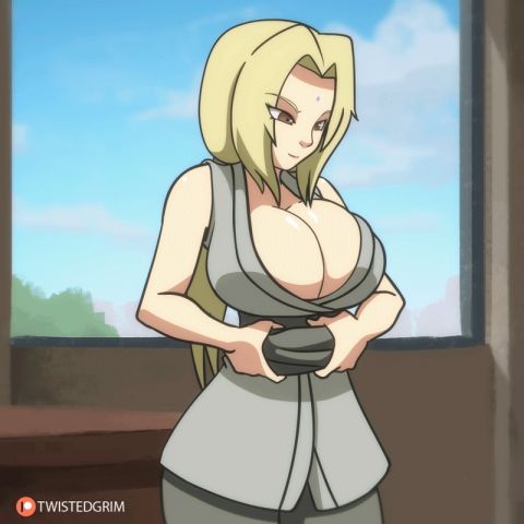 Tsunade Naruto Rule 34 GIF – MILF & Big Tits Hentai
