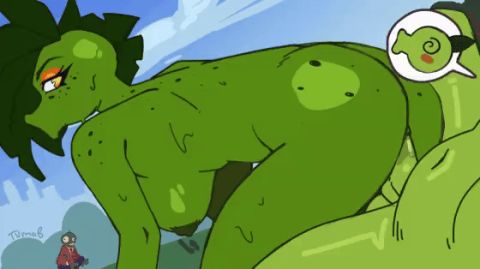 Peashooter & Peablaze Plants vs Zombies Rule 34 GIF – Anal & Leaf
