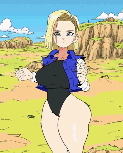 Android 18 Dragon Ball Rule 34 GIF – Hentai by Dacro