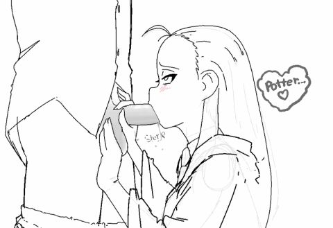 Draco Malfoy Harry Potter Rule 34 GIF – Blowjob