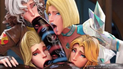 Emma Frost Marvel Rivals Rule 34 GIF – Blowjob 3D