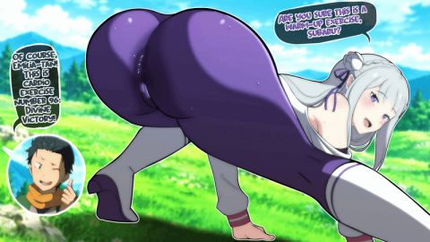 Emilia Re:zero Kara Hajimeru Isekai Seikatsu Rule 34 GIF – Flower