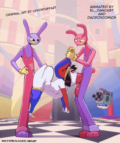 Pomni & Jax The Amazing Digital Circus Rule 34 GIF – Blowjob 720p